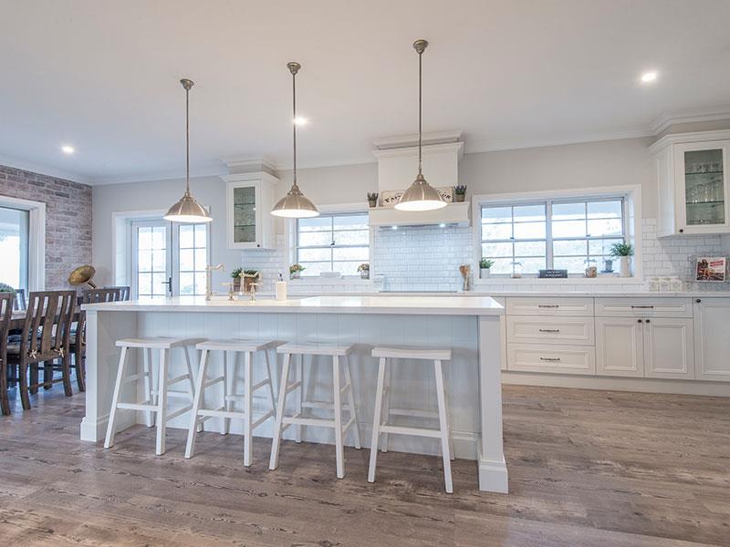 Highland Kitchens - Country cabinetry used for both kitchen and walk in pantry