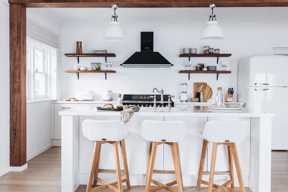 Highland Kitchens - Beachside Bliss in this Country / Coastal style kitchen